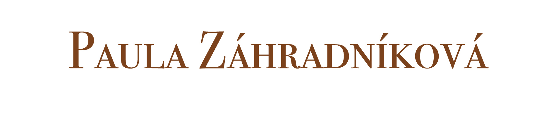 Paula Zahradnikova logo